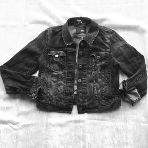 Levi’s black/grey denim jacket size M
